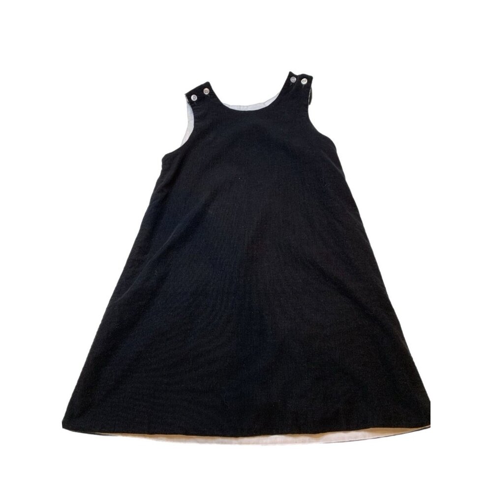 The Bailey Boys Girls Black Cord Corduroy Dress Jumper Size 5